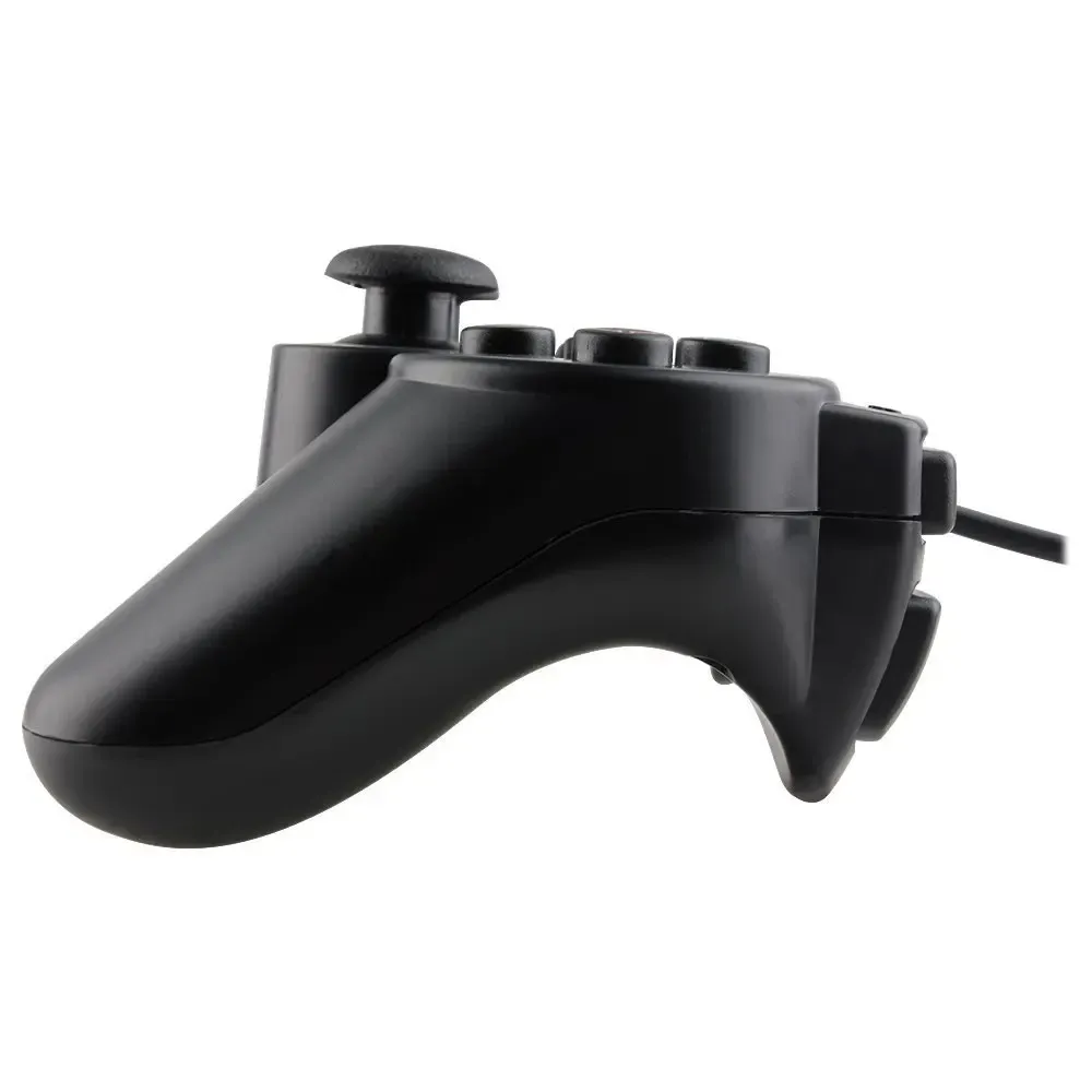 Manette de jeu filaire à vibration pour Sony PlayStation 2 PS2, joystick à vibration simple 2