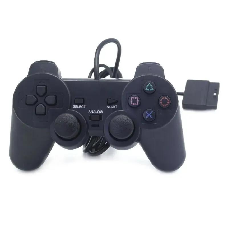 Manette de jeu filaire pour PlayStation 2 vue de face