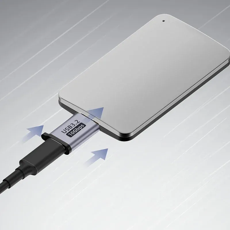 Adaptateur Micro B USB 3.0 vers USB-C, connexion