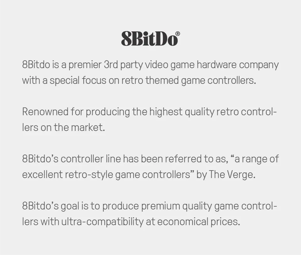 Détails du contrôleur 8BitDo Ultimate 2C