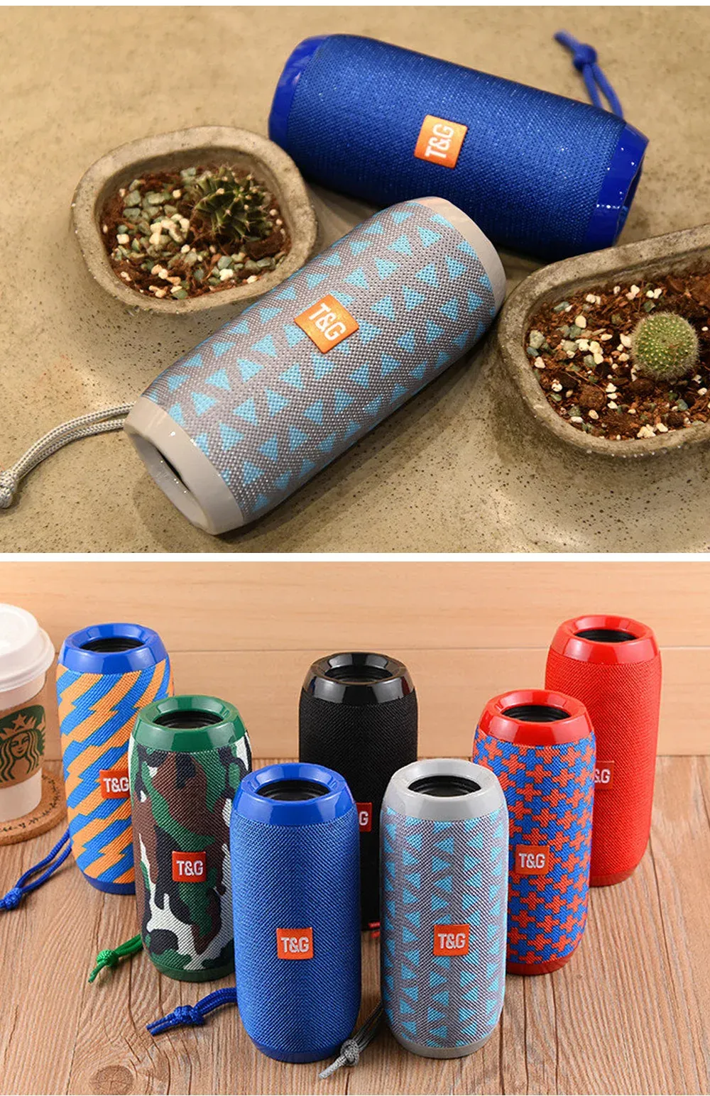 Enceinte dans un décor extérieur