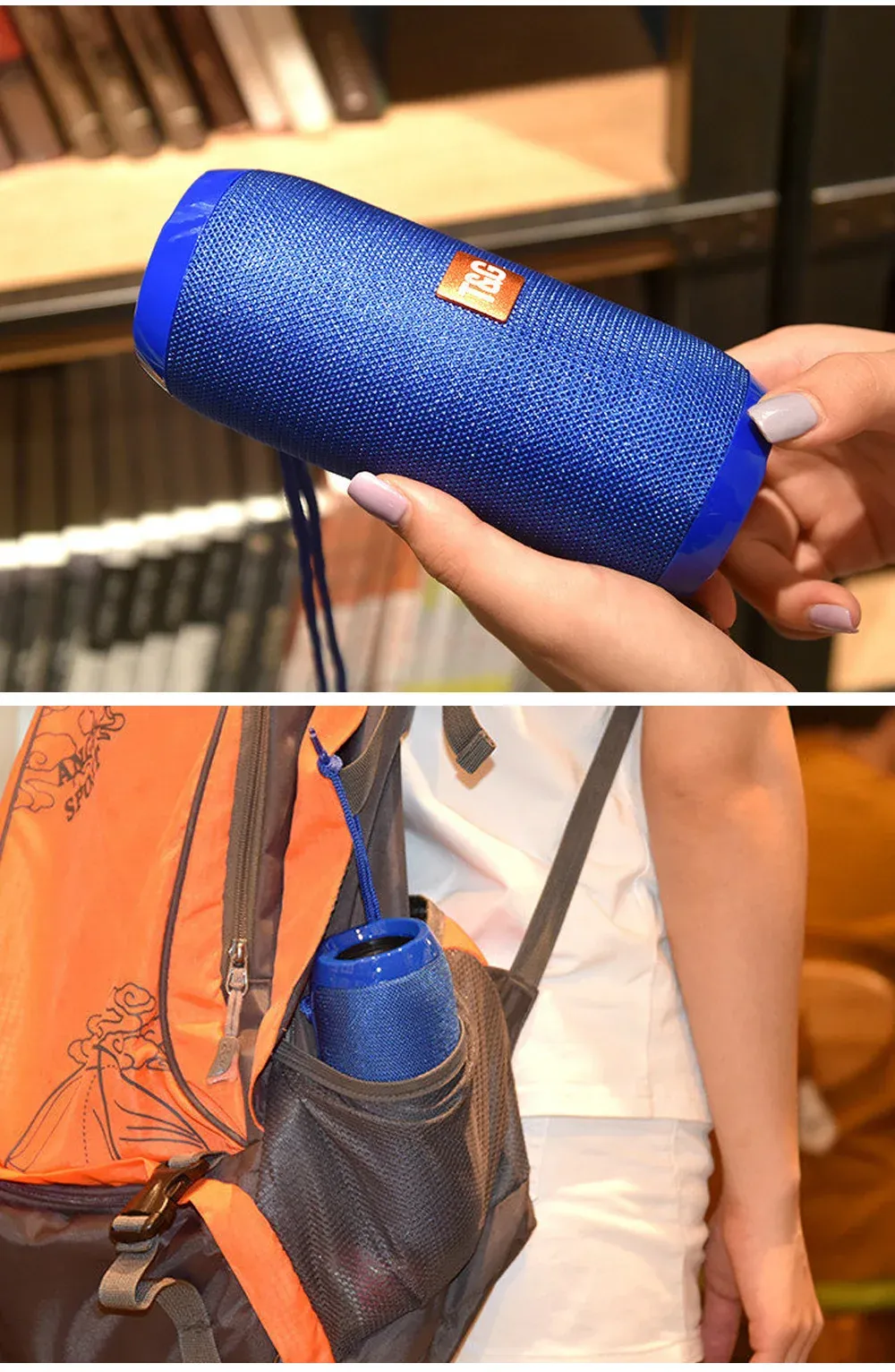 Enceinte en pleine utilisation