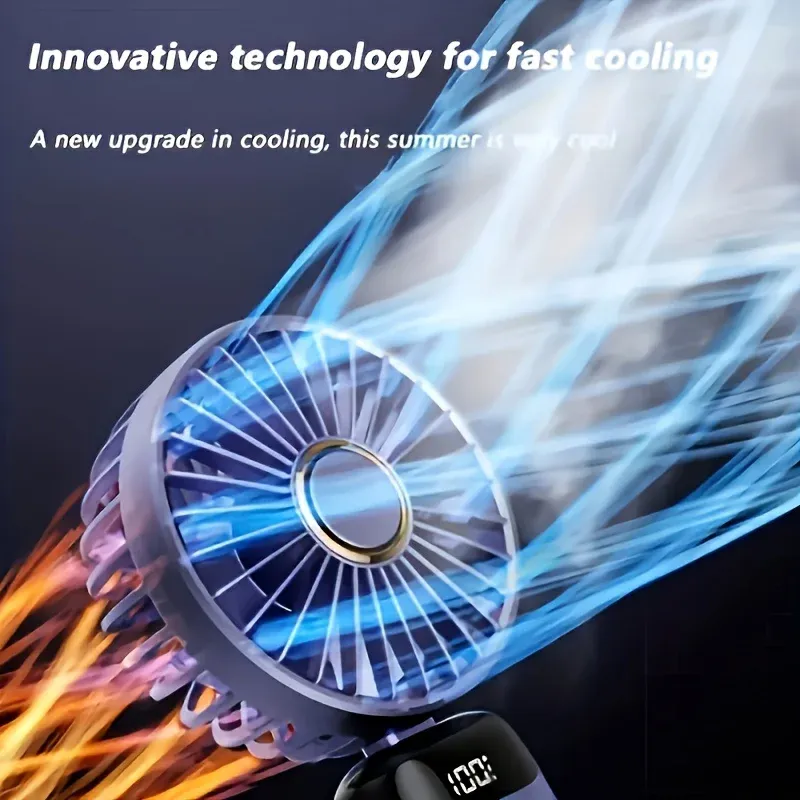 Ventilateur portable avec éclairage LED