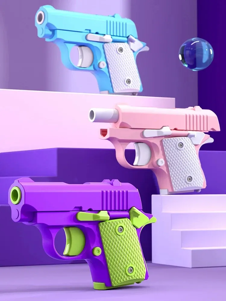 Pistolet anti-stress sous un autre angle