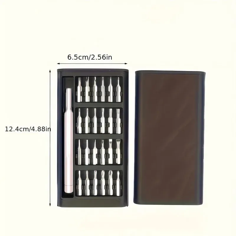 Jeu de mini tournevis 25 en 1, tournevis plats et cruciformes pour appareils électroniques 7