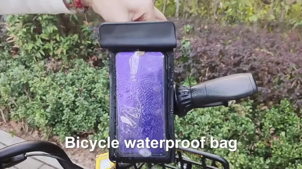 Support étanche en contexte cycliste