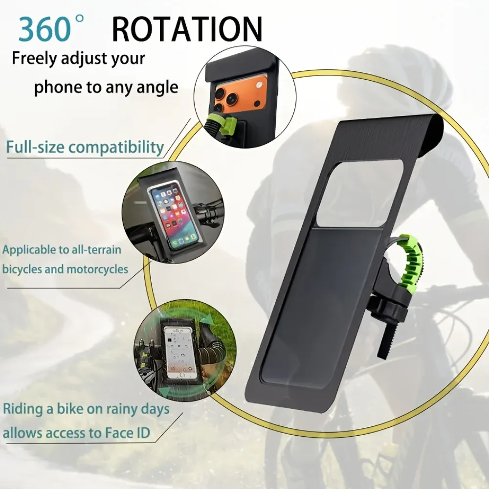 Téléphone protégé dans le sac étanche
