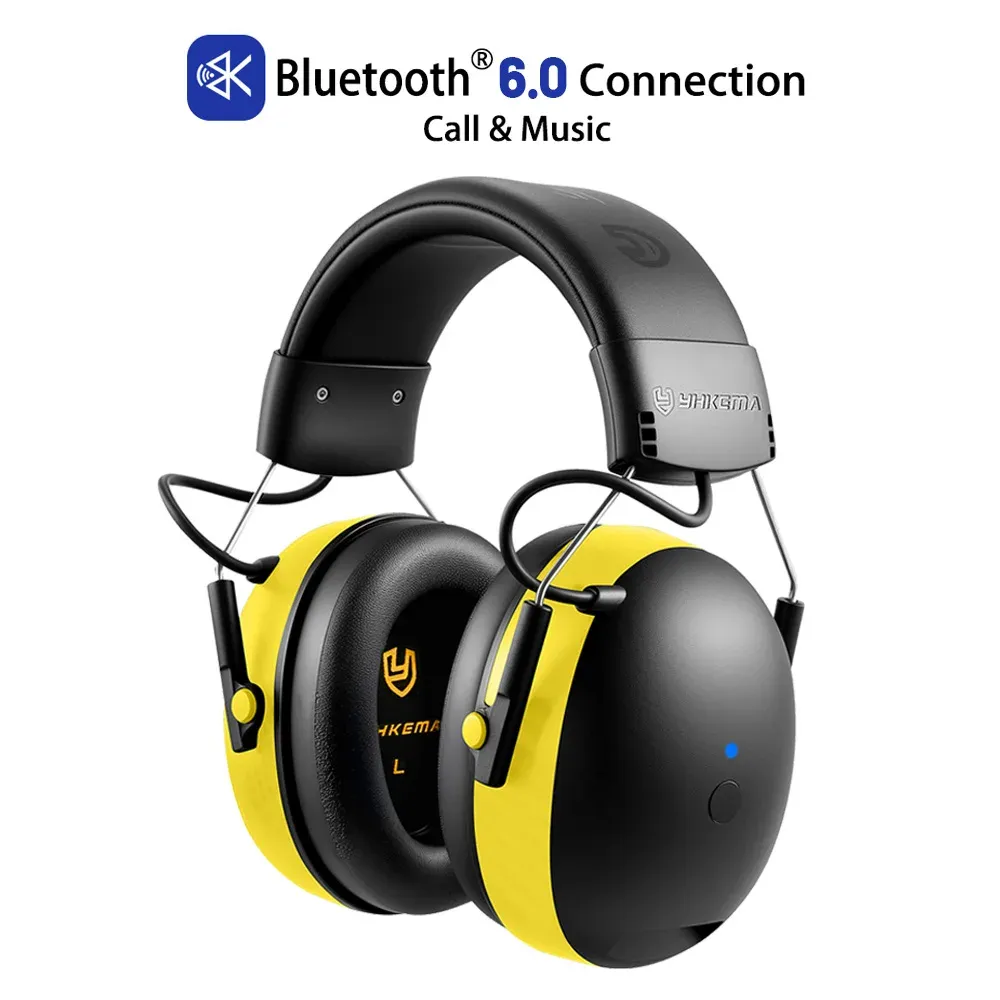 Protection auditive Bluetooth 6.0 EB20 à réduction active du bruit, pour atelier, tonte et tir