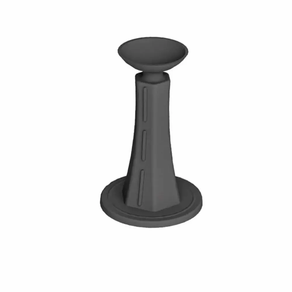 Butée de porte sans perçage, anti-collision silencieuse, support de porte auto-adhésif, ventouse de porte en silicone, protège-murs 7