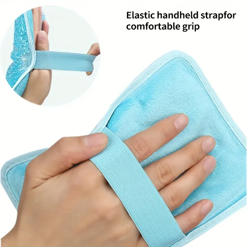 Bouillotte de gel, vue rapprochée