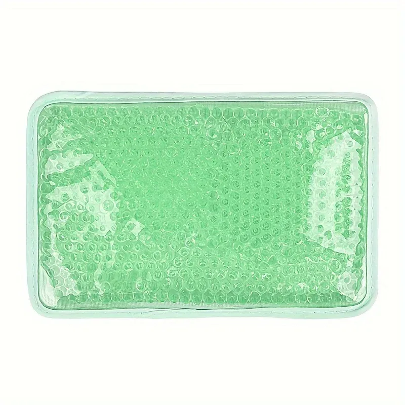 Poche de gel chaud et froid double face en PVC avec sangle, réutilisable et portable, coloris assortis, emballage individuel 7