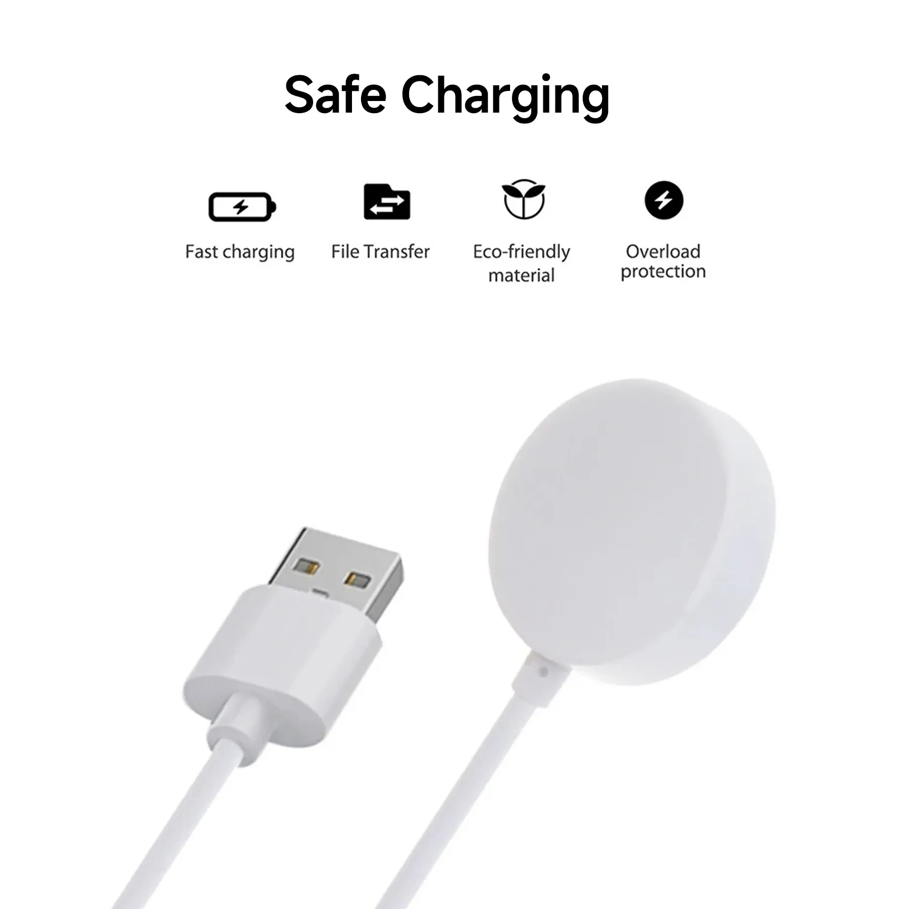 Câble de charge magnétique pour S8 Pro/DT3/S8 PRO MAX/S7 Pro/DT7, chargeur sans fil universel compatible avec plusieurs modèles de montre connectée, 5V/1A 3