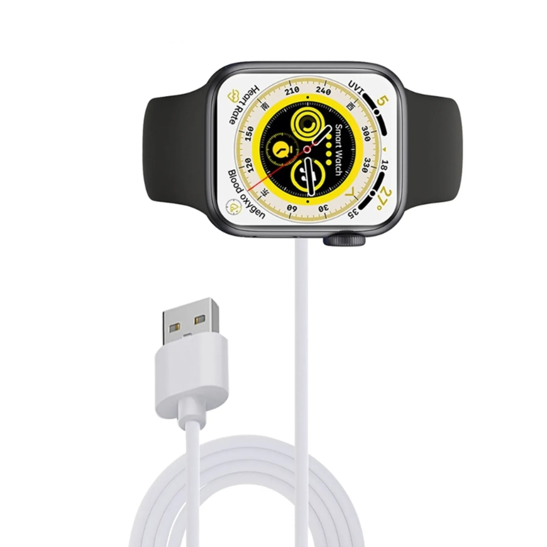 Câble de charge magnétique pour S8 Pro/DT3/S8 PRO MAX/S7 Pro/DT7, chargeur sans fil universel compatible avec plusieurs modèles de montre connectée, 5V/1A 6