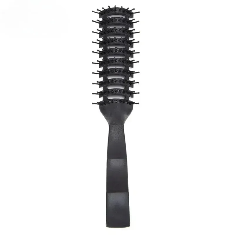 Peigne professionnel pour hommes, peigne de massage pour cheveux, brosse à cheveux bouclés, peigne antistatique démêlant, idéal pour perruques en cheveux naturels - Image 1
