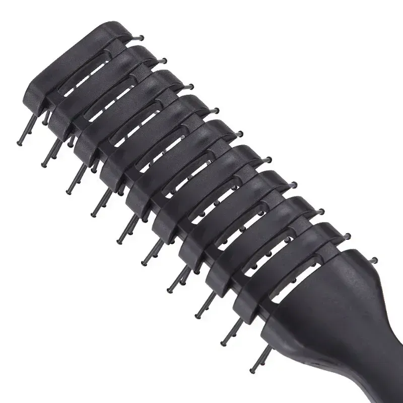 Peigne professionnel pour hommes, peigne de massage pour cheveux, brosse à cheveux bouclés, peigne antistatique démêlant, idéal pour perruques en cheveux naturels 3
