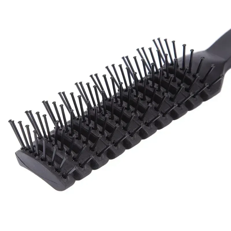 Peigne professionnel pour hommes, peigne de massage pour cheveux, brosse à cheveux bouclés, peigne antistatique démêlant, idéal pour perruques en cheveux naturels 2