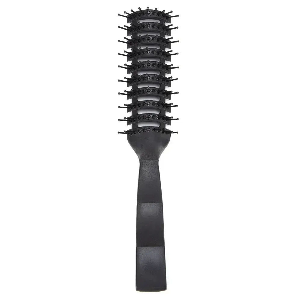 Peigne professionnel pour hommes, peigne de massage pour cheveux, brosse à cheveux bouclés, peigne antistatique démêlant, idéal pour perruques en cheveux naturels 6