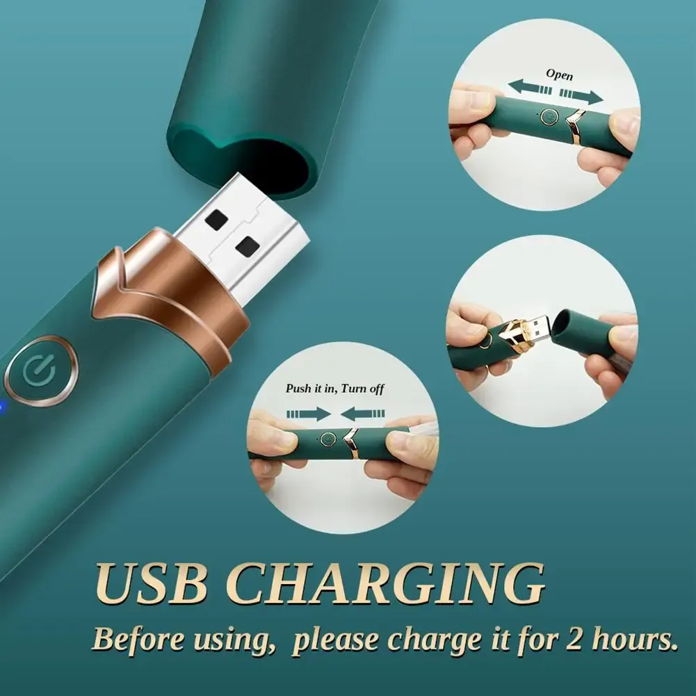 Brosse de maquillage électrique multifonction, douce et moelleuse, portable, avec vibrations, rechargeable 4