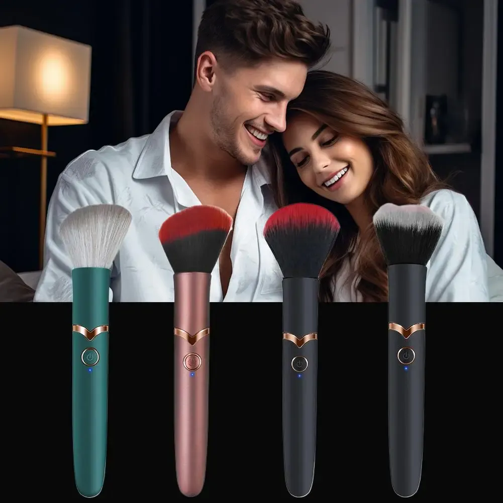 Brosse électrique de maquillage présentée avec son emballage