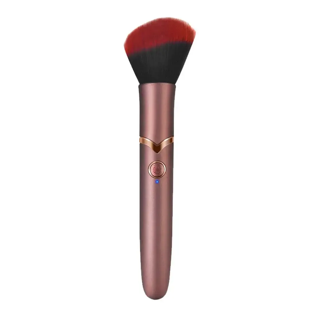 Brosse de maquillage électrique multifonction, douce et moelleuse, portable, avec vibrations, rechargeable 10