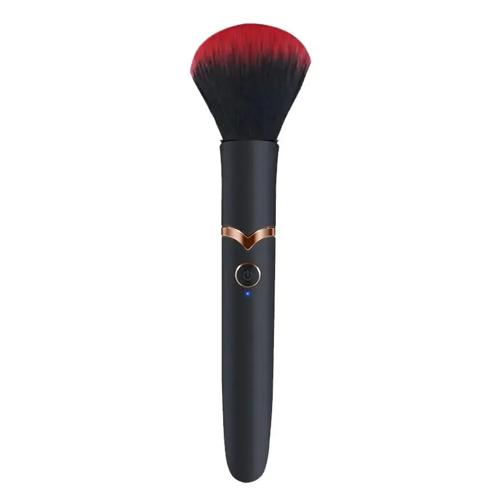 Brosse de maquillage électrique multifonction, douce et moelleuse, portable, avec vibrations, rechargeable 7
