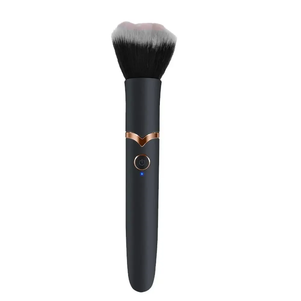 Brosse de maquillage électrique multifonction, douce et moelleuse, portable, avec vibrations, rechargeable 8