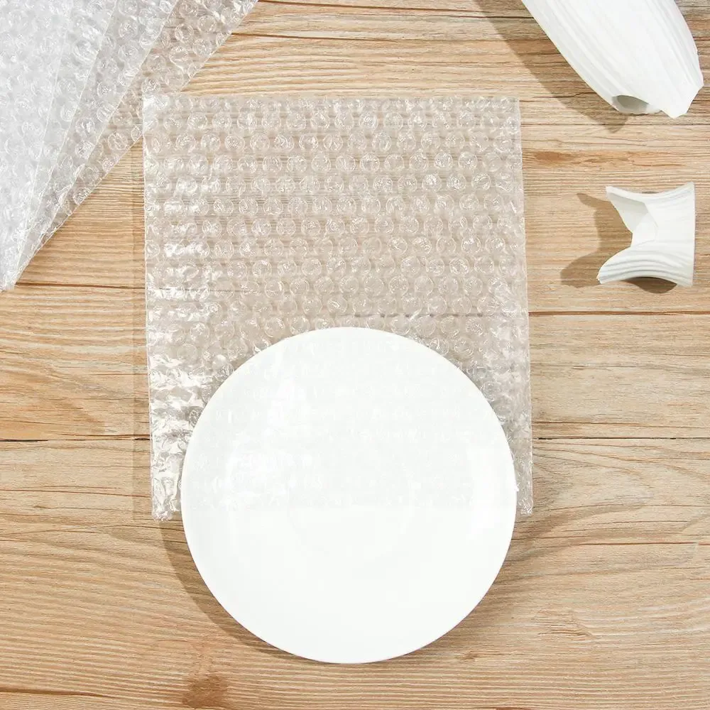 Sacs d'emballage en mousse à bulles, détail de la matière
