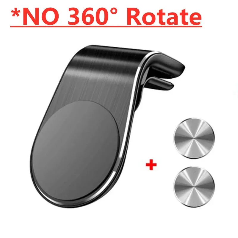 Support Magnétique pour Téléphone Portable de Voiture, Fixation sur Grille d'Aération, GPS, Smartphone, iPhone, Samsung, Xiaomi 9