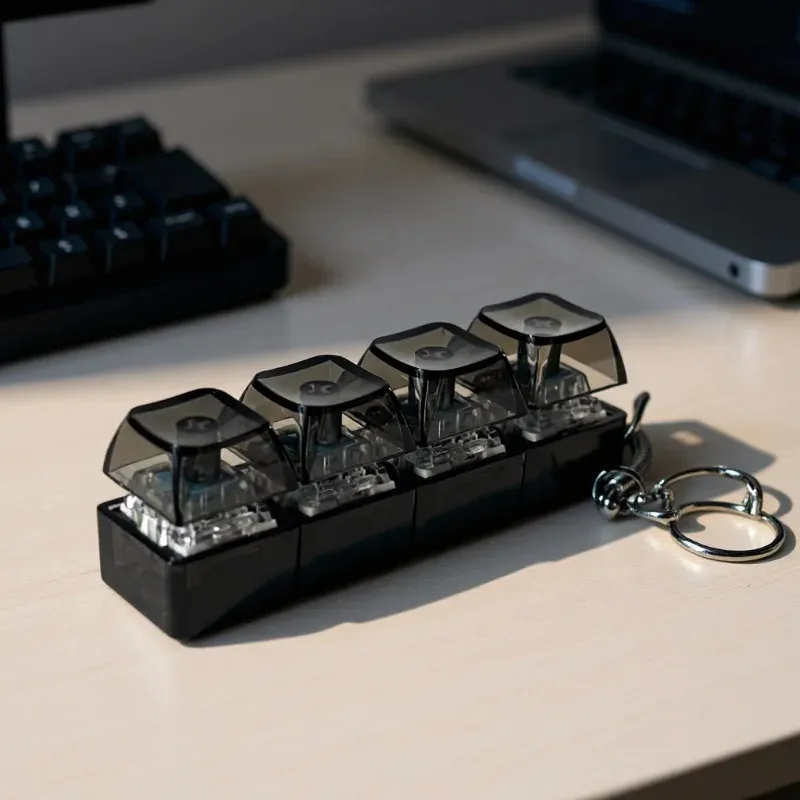 Porte-clés LED lumineux anti-stress
