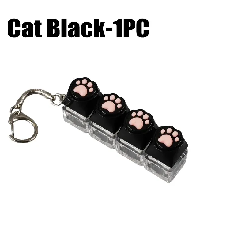 Porte-clés Clavier LED Anti-stress à Bouton Cliquable – Accessoire de Bureau Portable 12