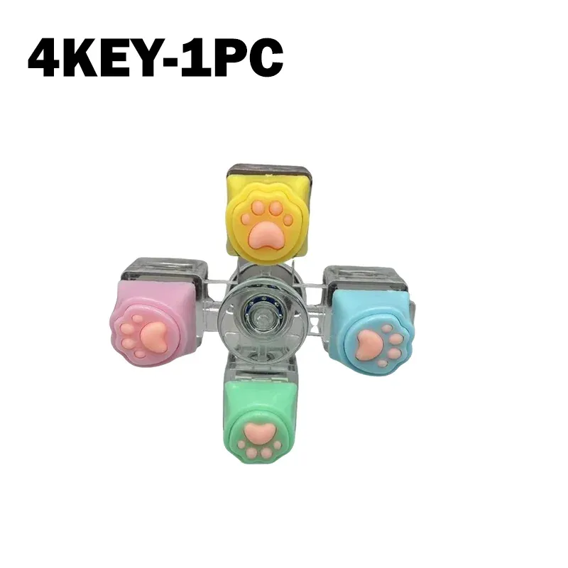 Porte-clés Clavier LED Anti-stress à Bouton Cliquable – Accessoire de Bureau Portable 14