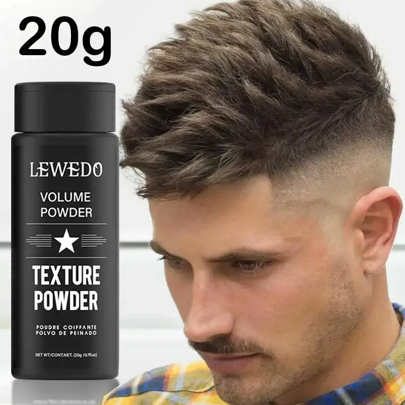Poudre coiffante volumatrice pour cheveux, contrôle de l'huile et tenue longue durée pour hommes et femmes 1