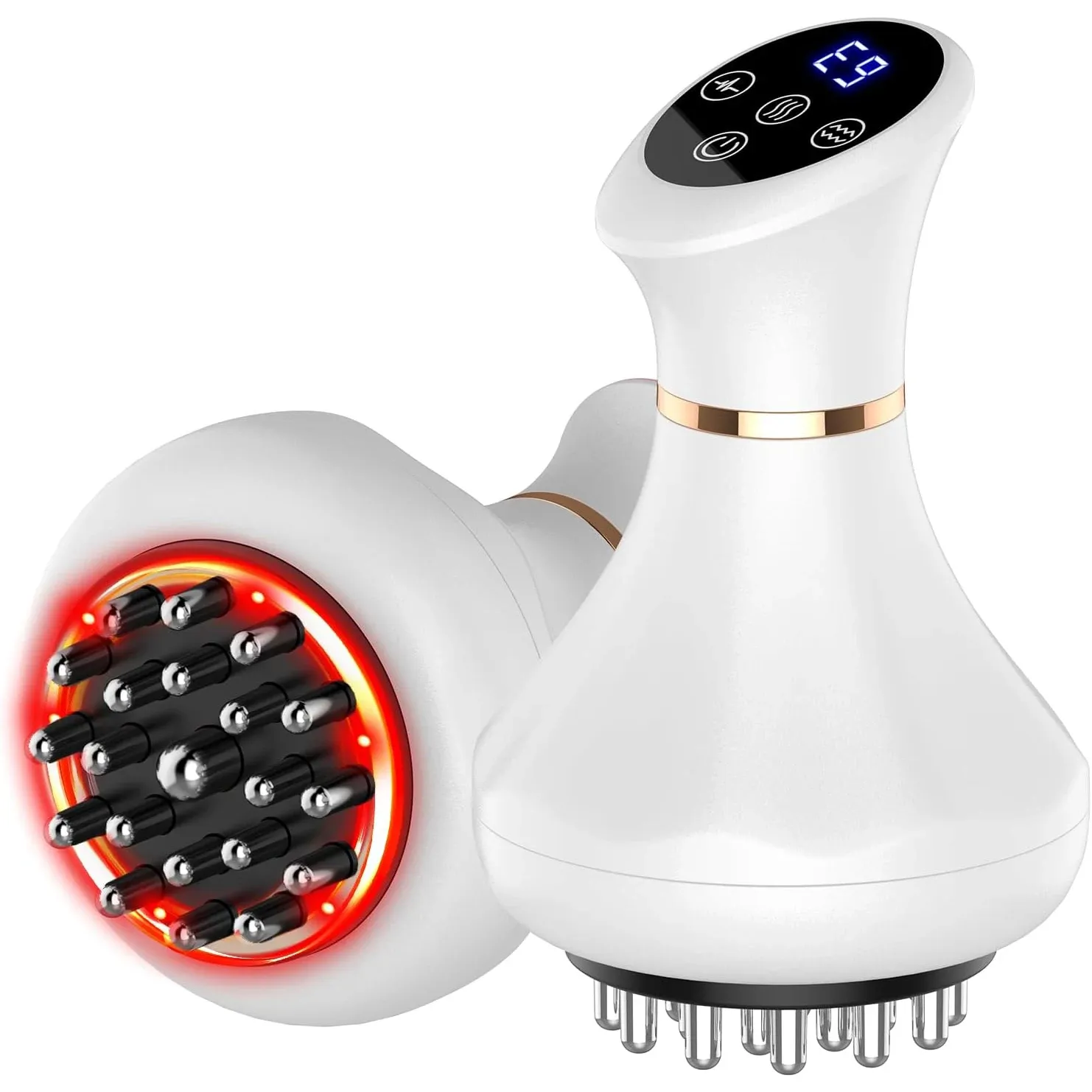 Brosse de Massage Électrique aux Méridiens pour Drainage Lymphatique, Vibrations Apaisantes 7
