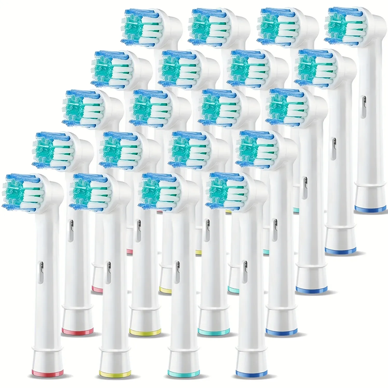 Têtes de brosse de rechange pour brosses à dents électriques Oral-B et Braun Professional, modèles 4, 12, 16 et 20, à poils souples
