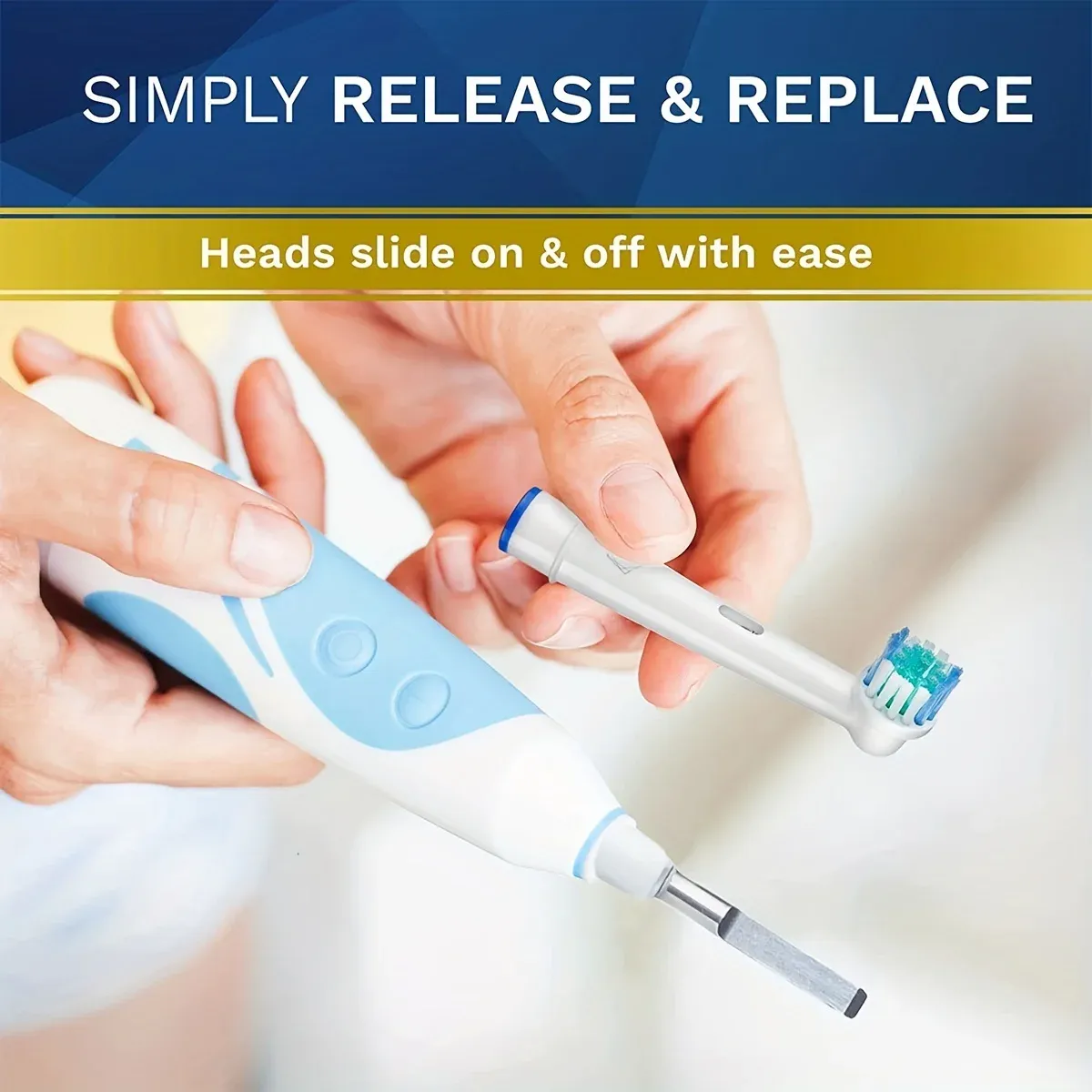 Têtes de brosse de rechange pour brosses à dents électriques Oral-B et Braun Professional, modèles 4, 12, 16 et 20, à poils souples 4