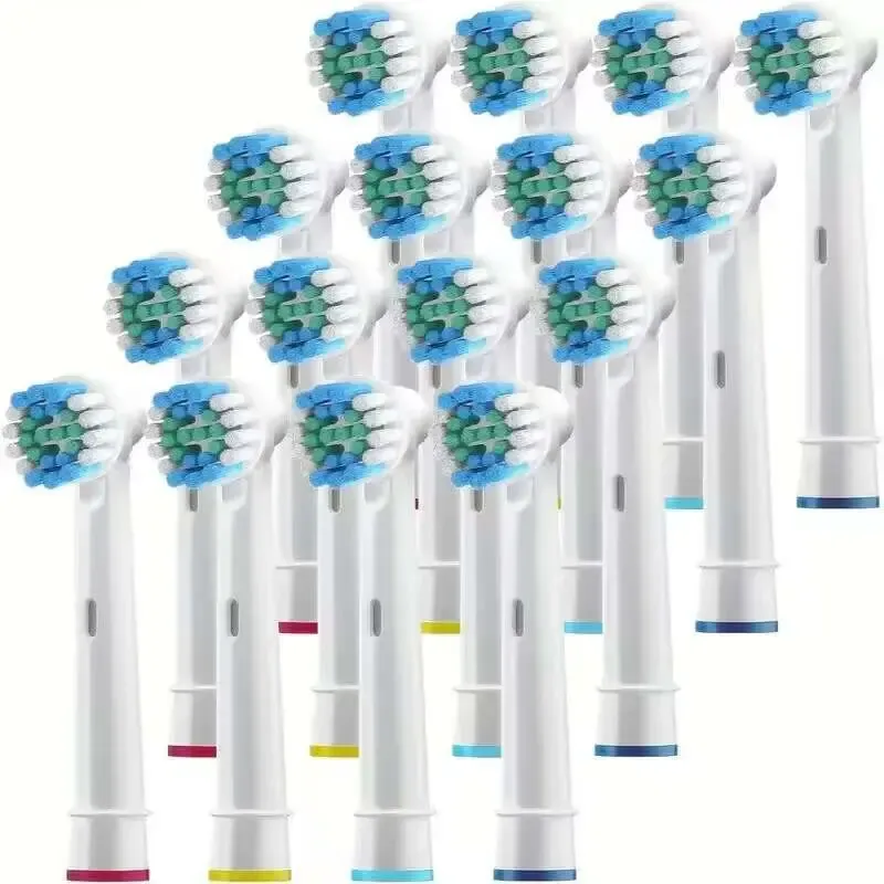 Têtes de brosse de rechange pour brosses à dents électriques Oral-B et Braun Professional, modèles 4, 12, 16 et 20, à poils souples 9
