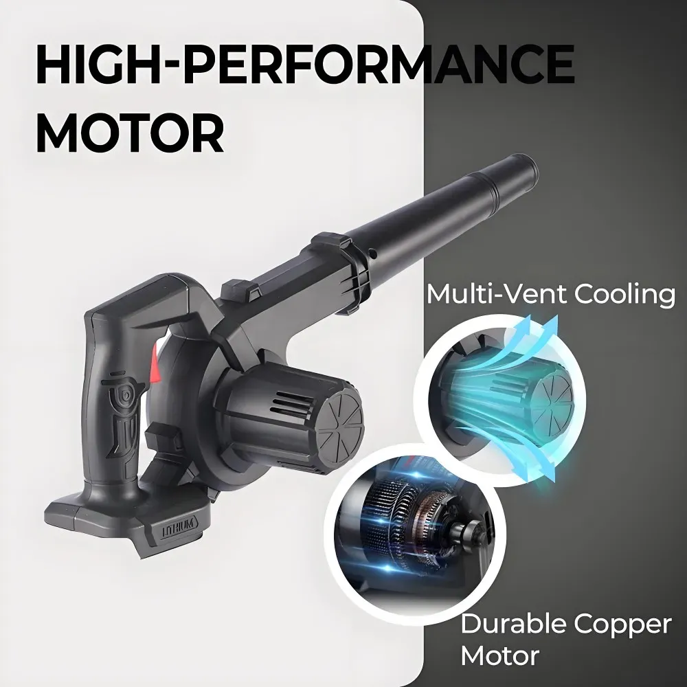Souffleur et aspirateur sans fil 2 en 1 - accessoires