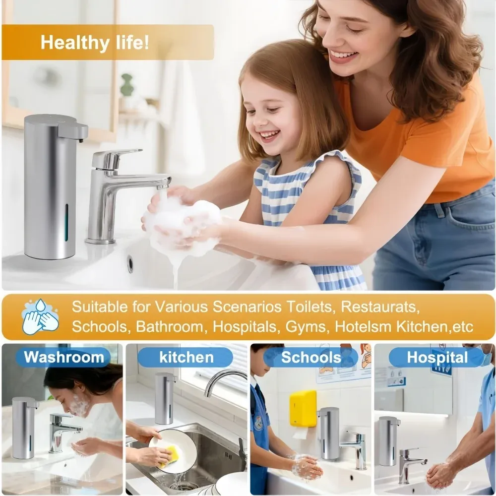 Distributeur de savon mousse, utilisation quotidienne