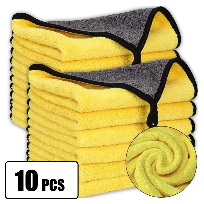 Serviette en microfibre pour lavage de voiture, accessoire 30 x 30 / 60 cm