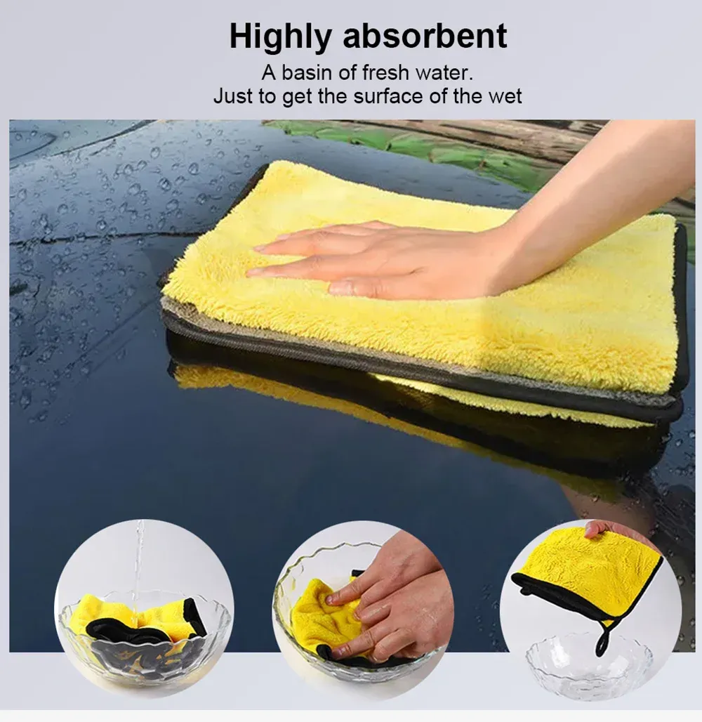 Détail de la serviette microfibre