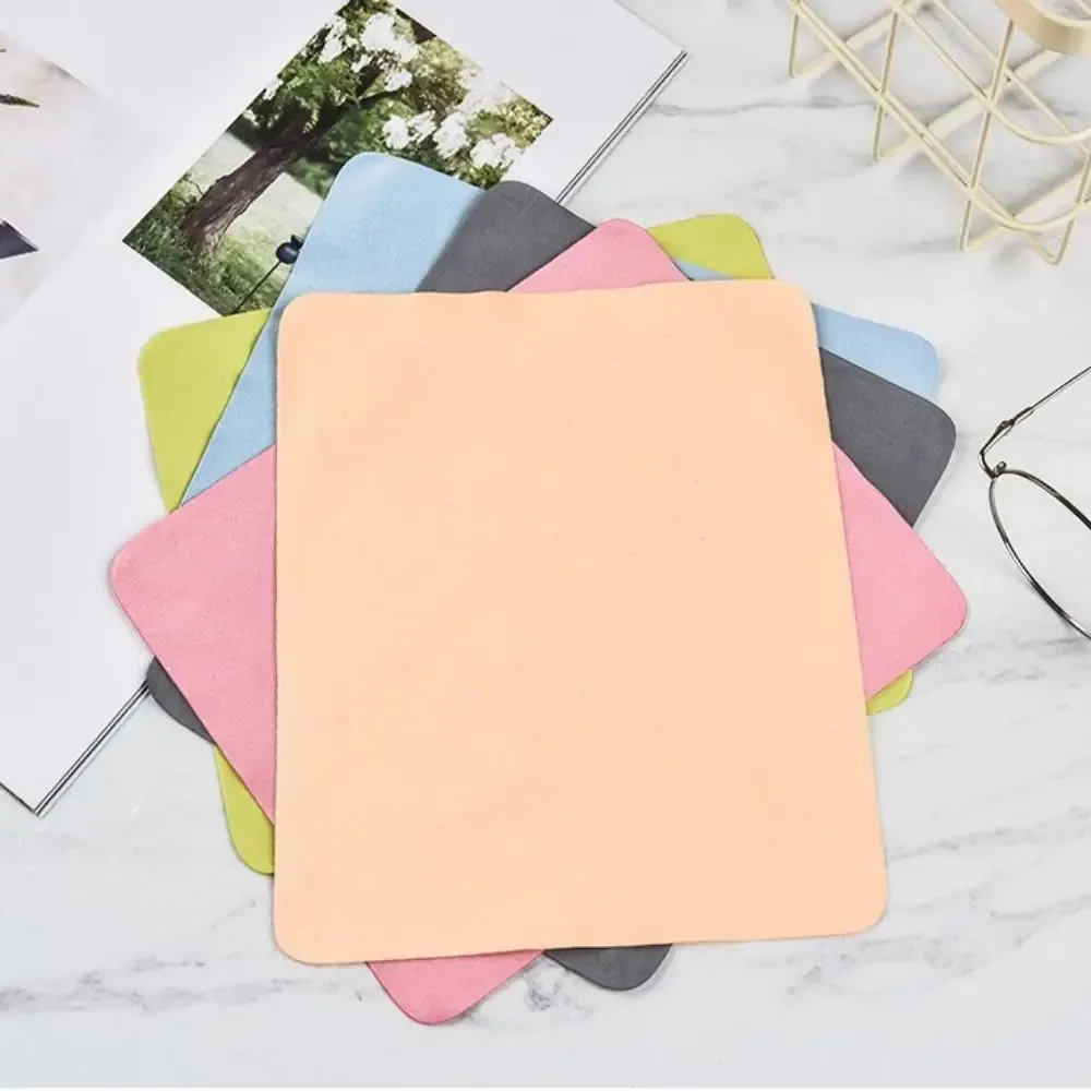 Chiffons de nettoyage en microfibre multicolores pour lunettes, lot de 5 ou 10 pièces 5