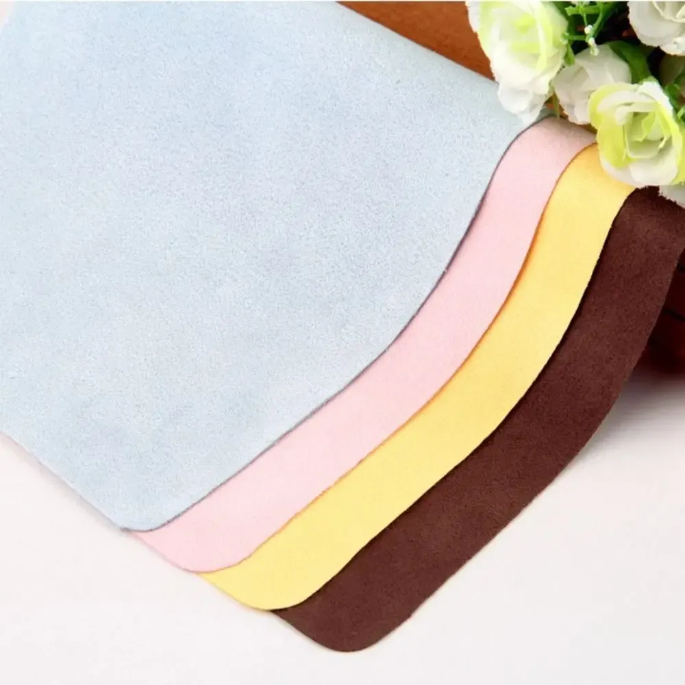 Chiffons en daim multicolores pour lunettes