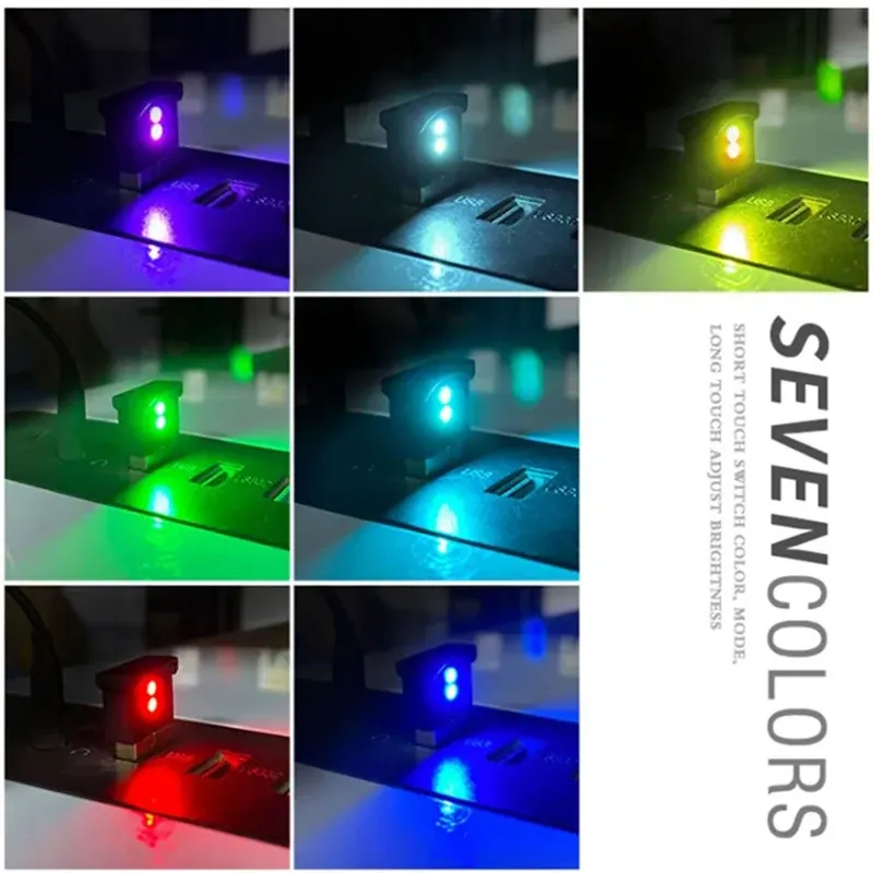 Lampe LED USB d'ambiance en situation