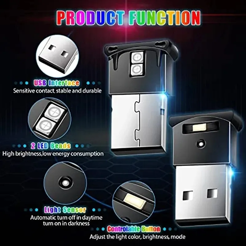 Lampe LED USB d'ambiance