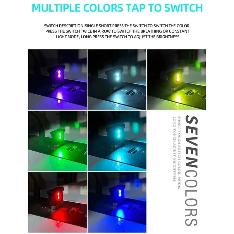 Lampe LED USB en utilisation