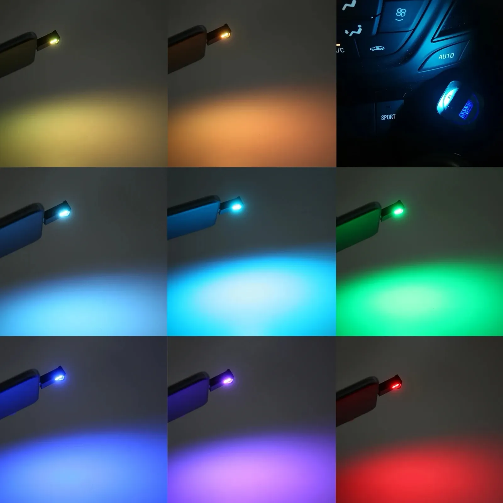 Lampe LED USB vue détaillée