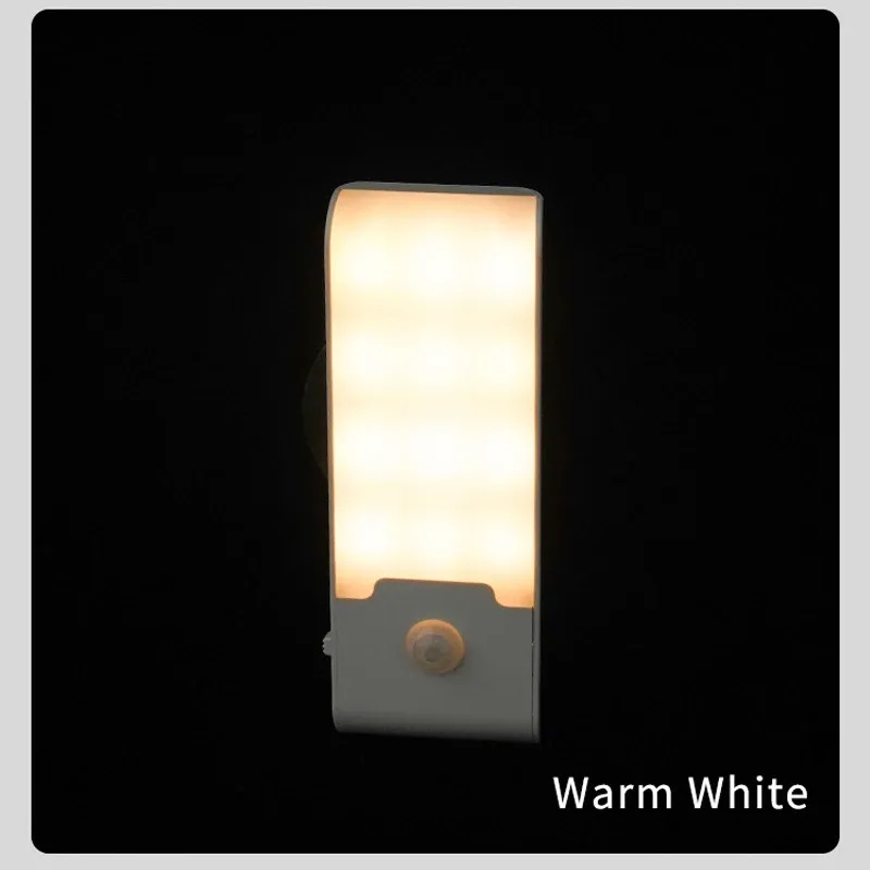 Détecteur de mouvement LED rechargeable, veilleuse portable pour chevet, placards de cuisine, chambre, escaliers et couloir 8