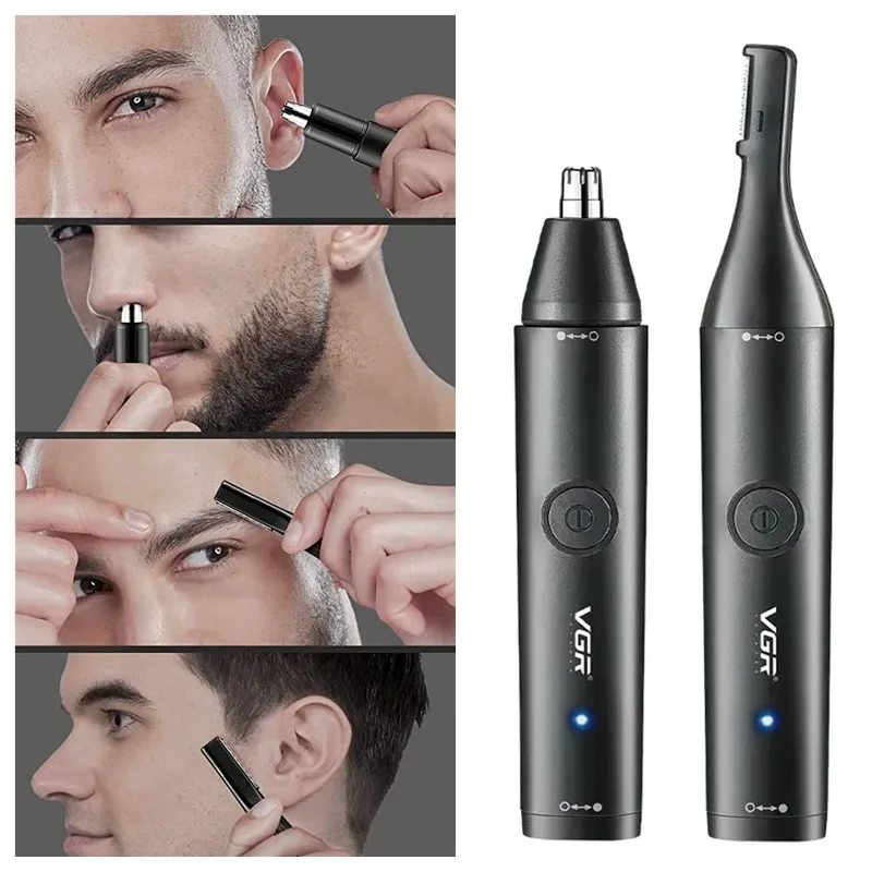 Tondeuse électrique VgazEar pour hommes, kit de toilettage pour la barbe, le visage et le corps 1