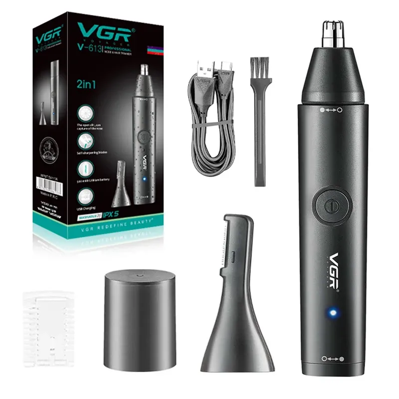 Tondeuse électrique VgazEar pour hommes, kit de toilettage pour la barbe, le visage et le corps 7