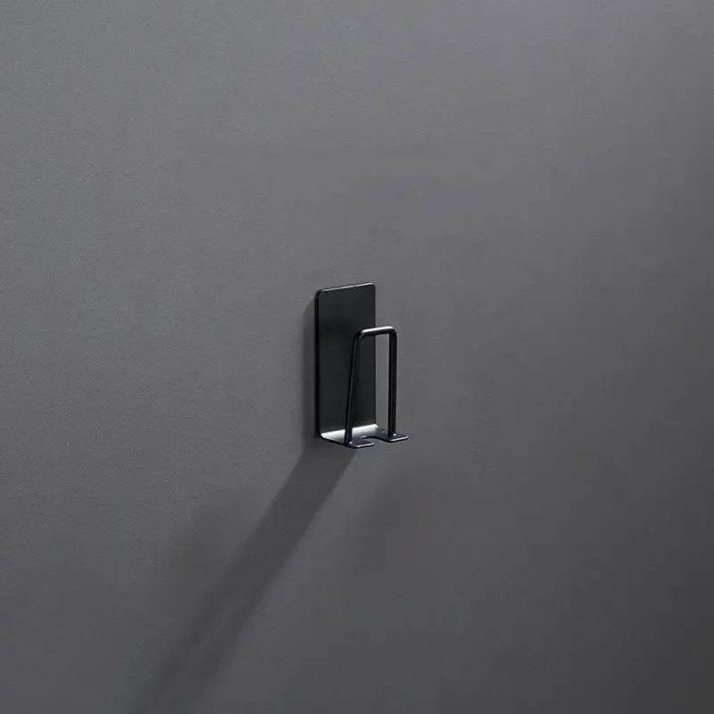 Porte-brosse à dents mural adhésif en acier inoxydable 5